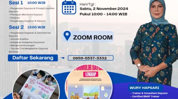 Pelatihan Memulai Usaha Daycare Gelombang 36